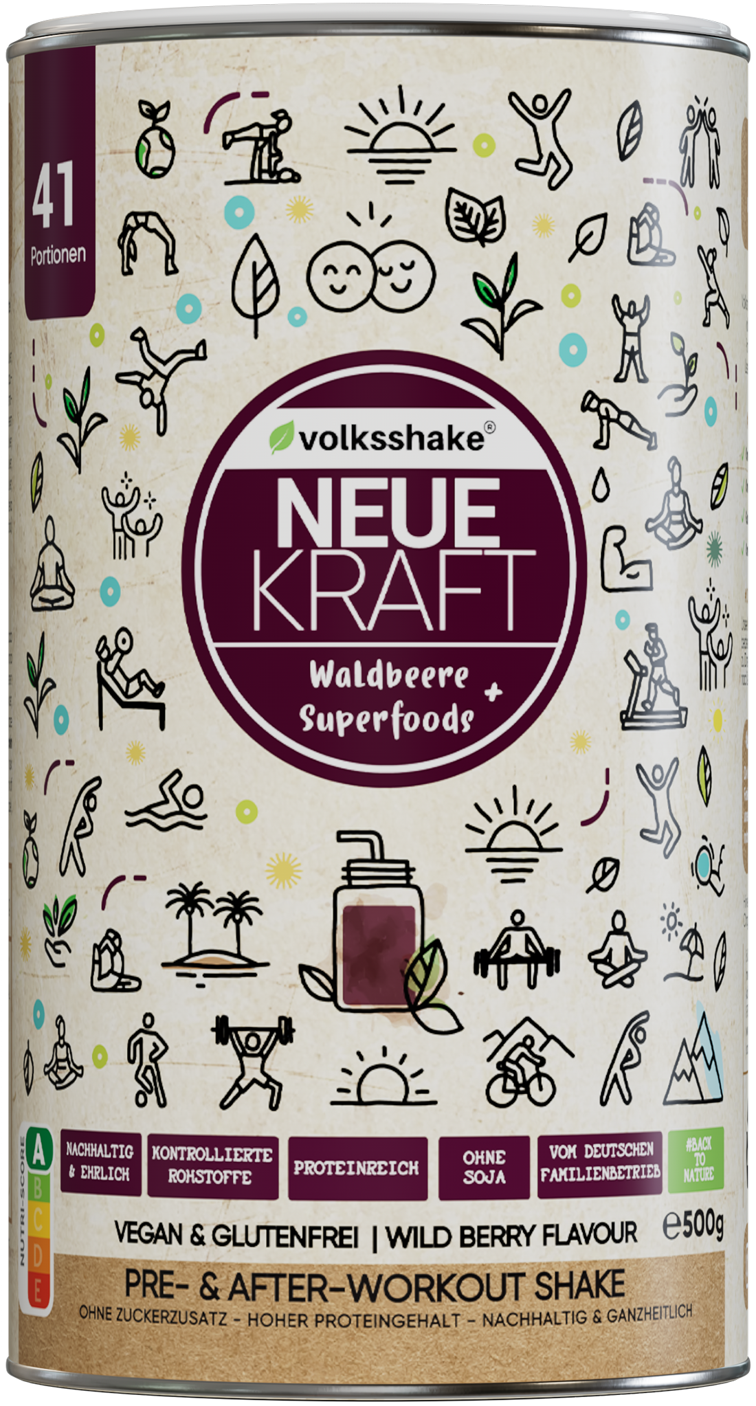 NEUE KRAFT - Waldbeere - 500g