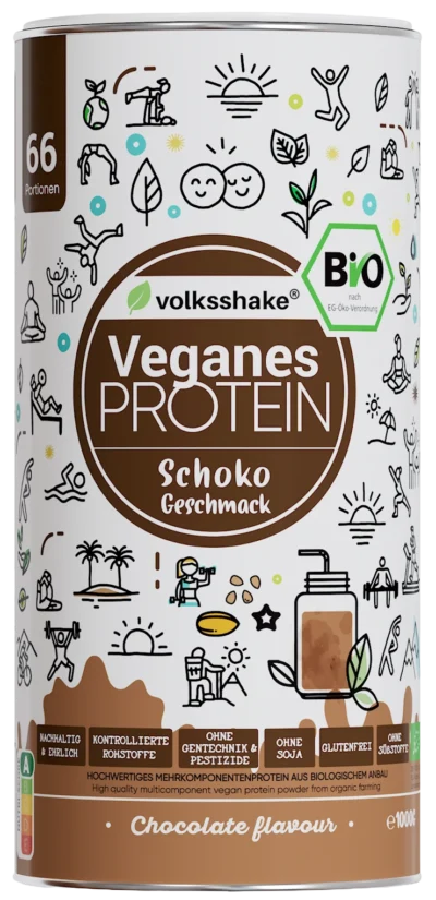 BIO * SCHOKO - VEGANES PROTEIN - 1000g