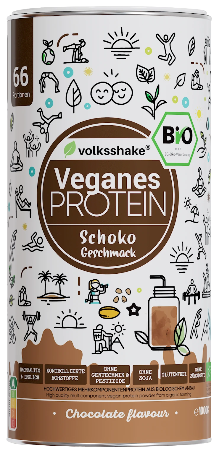 BIO * SCHOKO - VEGANES PROTEIN - 1000g