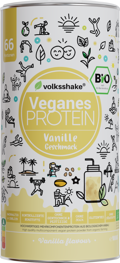 BIO * VANILLE - VEGANES PROTEIN - 1000g