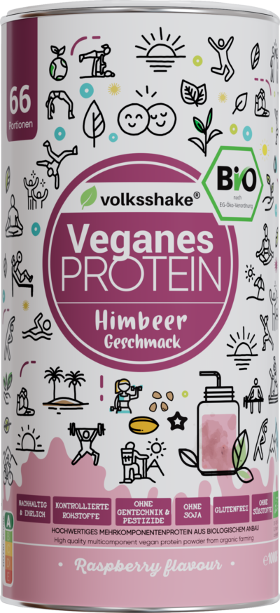 BIO * HIMBEERE - VEGANES PROTEIN - 1000g
